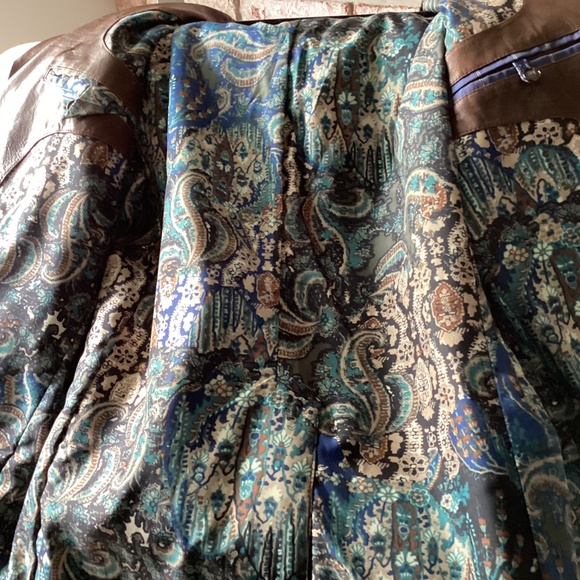 Robert Graham Brown leather Sport coat - Picture 5 of 7